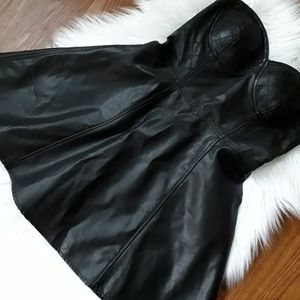 Forever 21 Faux Leather Dress